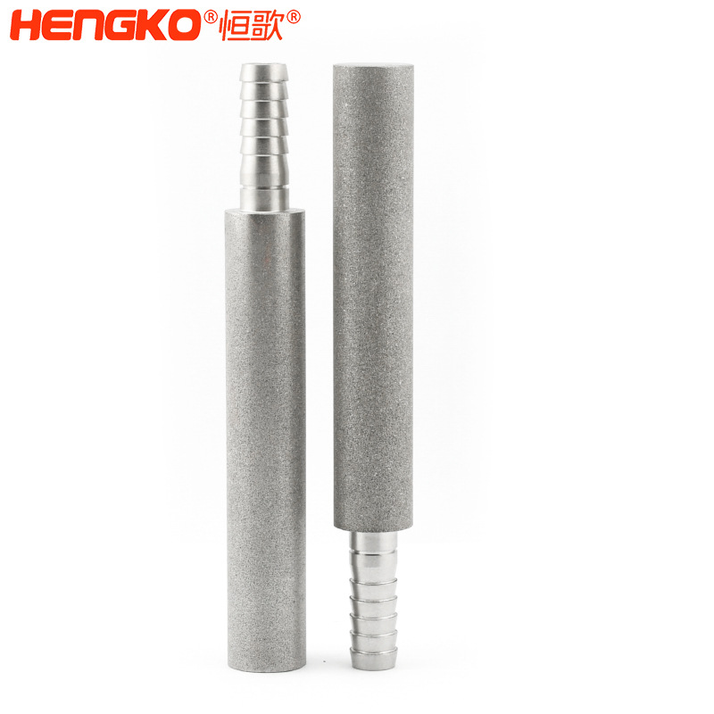 不銹鋼粉末燒結(jié)曝氣頭擴(kuò)散器孔隙率高流通速